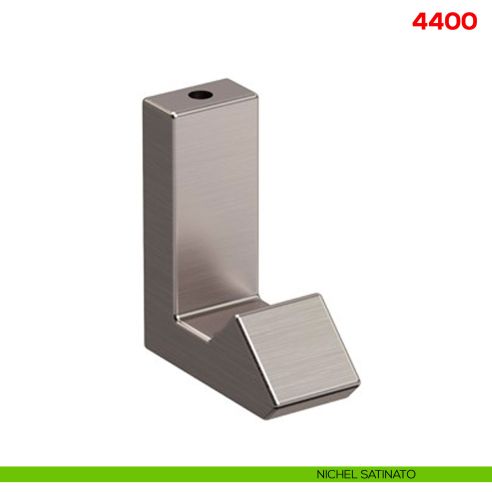 Appendiabiti a muro in metallo Mital 4400 nichel satinato