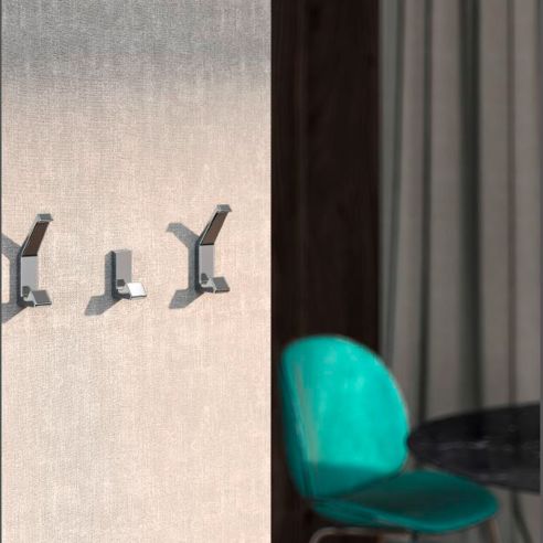 Appendiabiti a muro in metallo Mital 4400