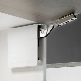 Emuca Set di braccetti per porte sollevabili Agile, 3200 - 9000, Acciaio e Tecnoplastica, Bianca 2