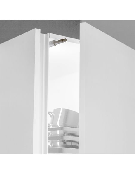 Emuca Lotto di 10 serrature per porte Push Latch da avvitare, Tecnoplastica, Grigia