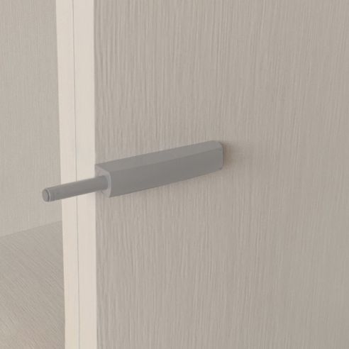 Emuca Lotto di 10 chiusure per porte da avvitare ai mobili con regolazione Push Lite, lunghezza 80 mm, Chiusura soft