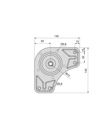 Emuca Lotto di 4 gambe per tavolo, diametro 60mm, H 710mm, Acciaio, Cromato lucido