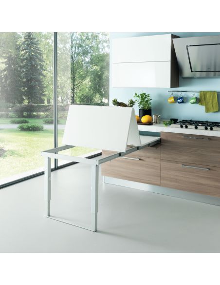 Emuca Guide per tavoli allungabili Party, Alluminio, Champagne anodizzato