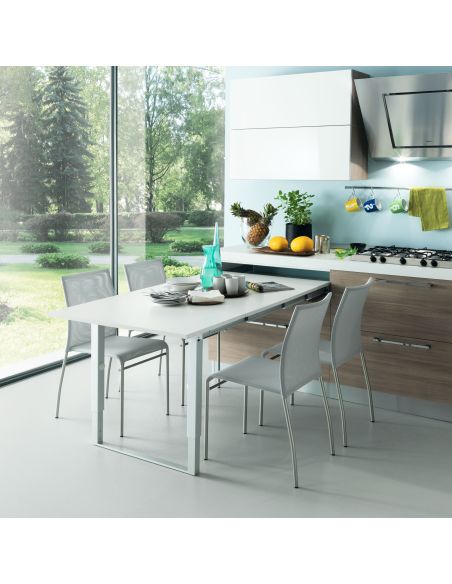 Emuca Guide per tavoli allungabili Party, Alluminio, Champagne anodizzato