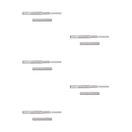 Emuca Lotto di 5 set guide per cassetti, a sfera, altezza 45 mm, profondità 300 mm, estrazione totale, zincate