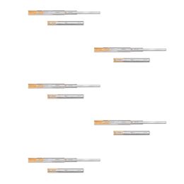 Emuca Kit guide per cassetti, a sfera, 45 x 350 mm, estrazione totale, chiusura soft, Zincato, 5 u.