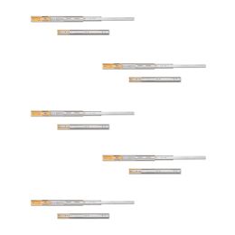 Emuca Kit guide per cassetti, a sfera, 45 x 400 mm, estrazione totale, chiusura soft, Zincato, 5 u.