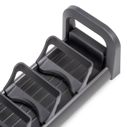 Emuca Supporto per cassetto Orderbox, 90x470 mm, Alluminio e Tecnoplastica, Grigio antracite