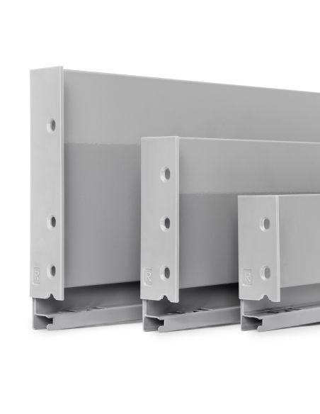 Emuca Cassetto esterno Vertex 40kg altezza 178mm, profondità 400mm, Acciaio, Grigio verniciato