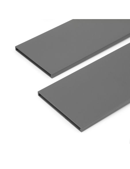 Emuca Set di divisori per interni dei casseti Vertex-Concept, 600, Grigio antracite, Alluminio e Tecnoplastica