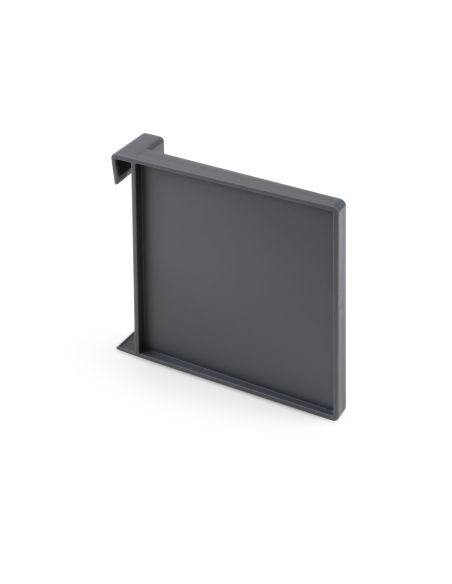 Emuca Set di divisori per interni dei casseti Vertex-Concept, 900, Grigio antracite, Alluminio e Tecnoplastica