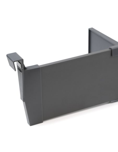 Emuca Set di divisori per interni dei casseti Vertex-Concept, 900, Grigio antracite, Alluminio e Tecnoplastica