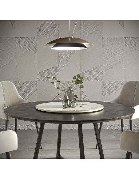 Emuca Base girevole Giro 4, 100 kg, Acciaio, Zincato bianco