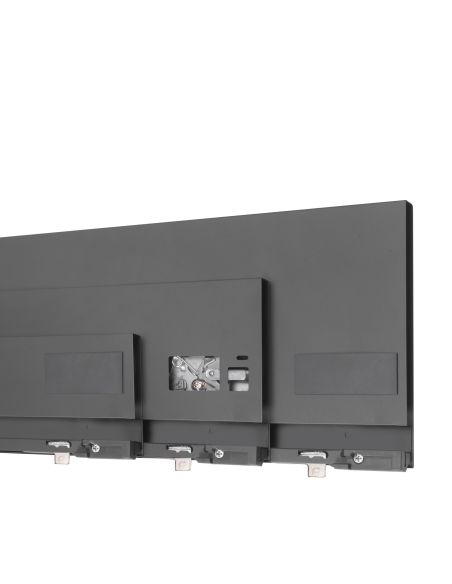 Emuca Cassetto esterno Protone 30kg, guide di estrazione totale con una chiusura soft, altezza 93mm, profondità 500mm, Grigio