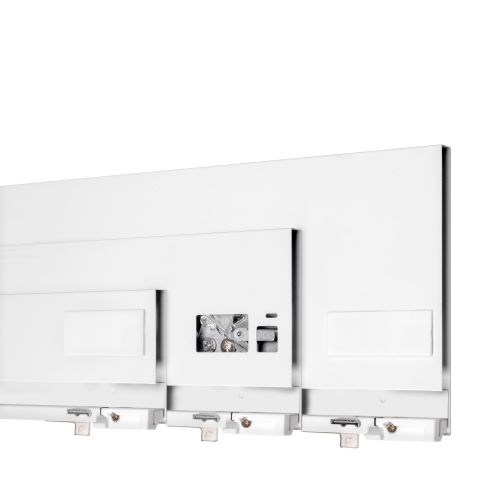Emuca Cassetto esterno Protone 30kg, guide di estrazione totale con una chiusura soft, altezza 131mm, profondità 450mm, bianco