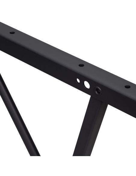 Emuca Set di meccanismi di sollevamento per tavolini, permette di alzare il tavolo di 192mm, Acciaio, Verniciato nero
