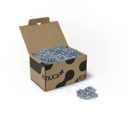 Emuca Viti, testa piana Pozidrive, D. 6,2 mm, 13 mm, Euro, Acciaio, Zincato, 500 u.