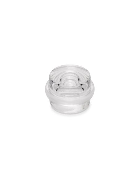 Set di 6 tappi adesivi cilindrici per porte, fissaggio a pavimento, plastica, trasparente