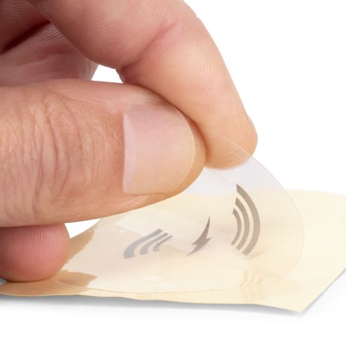 Emuca Caricabatterie wireless nascosto Airtop 2, D.60mm, 5V DC 2A (Qi-10W), Tecnoplastica, Nero