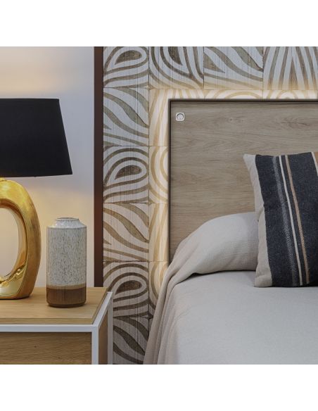 Emuca Lotto di 10 interruttori da incasso D21x21, Tecnoplastica, Bianco