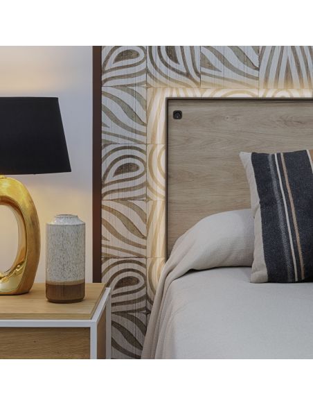 Emuca Lotto di 10 interruttori da incasso D21x21, Tecnoplastica, Nero