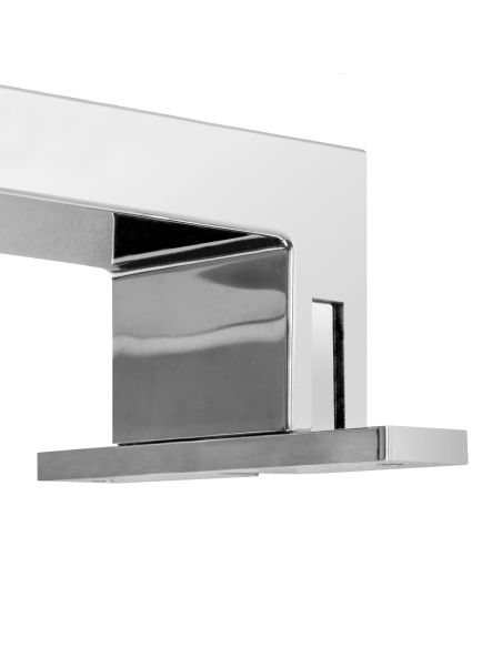 Emuca Faretto LED per specchio da bagno Virgo (AC 230V 50Hz), 6 W, Cromato brillo, Tecnoplastica