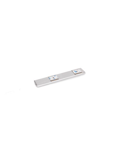 Emuca Lampada LED ricaricabile con USB Kaus con sensore di movimento, L240mm, Tecnoplastica e Alluminio, Anodizzato opaco