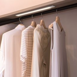 Emuca Lampada LED ricaricabile con USB Kaus con sensore di movimento, L400mm, Tecnoplastica e Alluminio, Anodizzato opaco 2