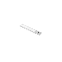 Emuca Lampada LED ricaricabile USBKaus con sensore di prossimità, L240mm, Tecnoplastica e Alluminio, Anodizzato opaco