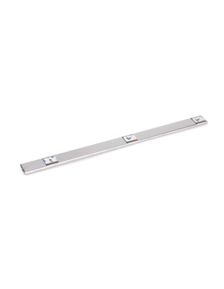 Emuca Lampada LED ricaricabile con USB Kaus con sensore di prossimità, L600mm, Tecnoplastica e Alluminio, Anodizzato opaco