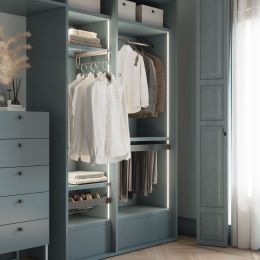 Emuca Appendiabiti estraibile Quartz, Tecnoplastica e Alluminio, Titanio 2