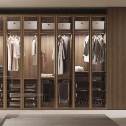 Emuca Portapantaloni estraibili, 11 aste, guide di estrazione totale, Acciaio, Titanio 2