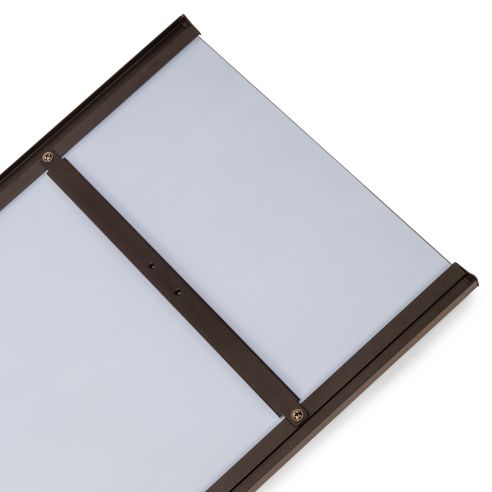 Emuca Specchio estraibile per interni di armadio., Verniciato moka, Acciaio e Tecnoplastica e Vetro