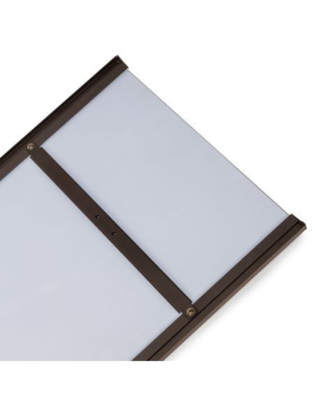 Emuca Specchio estraibile per interni di armadio., Verniciato moka, Acciaio e Tecnoplastica e Vetro