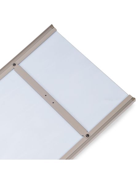 Emuca Specchio estraibile per interno dell'armadio, Acciaio e Tecnoplastica e Vetro, Verniciato grigio pietra