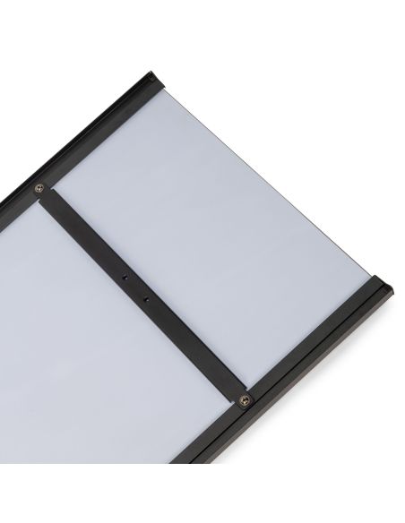 Emuca Specchio estraibile per interno dell'armadio, Acciaio e Tecnoplastica e Vetro, Nero Verniciato nero testurizzato