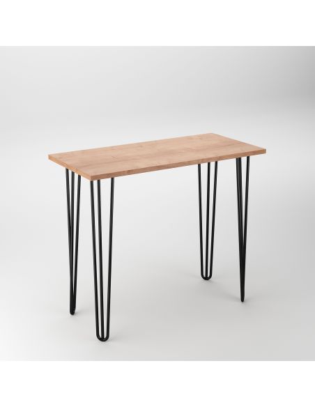 Emuca Piano da tavolo, 900x500 mm, spessore 30 mm, Legno, Finitura rovere