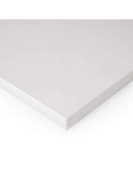 Emuca Piano da tavolo, 1150x750mm, spessore 30mm, Legno, Verniciato bianco