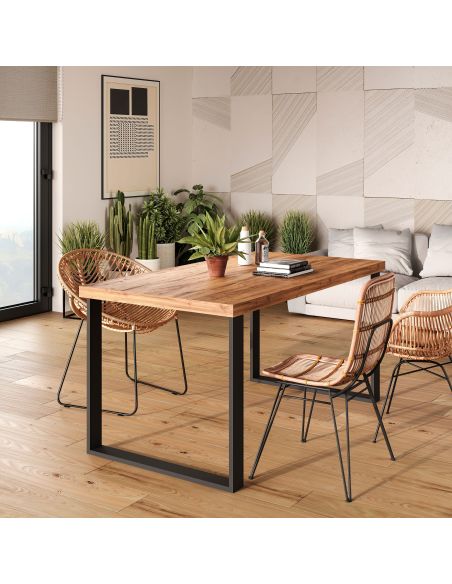 Emuca Piano da tavolo, 1150x750mm, spessore 30mm, Legno, Verniciato bianco