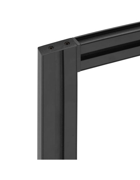 Emuca Kit per la realizzazione di una composizione modulare Zero con ferramenta per il montaggio a parete, Alluminio e Zama