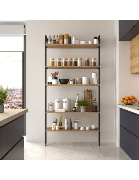 Emuca Lotto per la realizzazione di 2 composizioni Zero con ferramenta e profili per il montaggio a pavimento e a parete