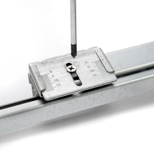 Emuca Kit di porta scarpe in metallo e telaio scorrevole a chiusura ammortizzata per armadio, regolabile, modulo 600 mm, Grigio 
