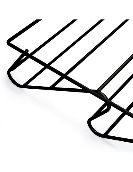 Emuca Kit di porta scarpe in metallo e telaio con guide a chiusura ammortizzata per armadio, regolabile, modulo 900 mm, Nero