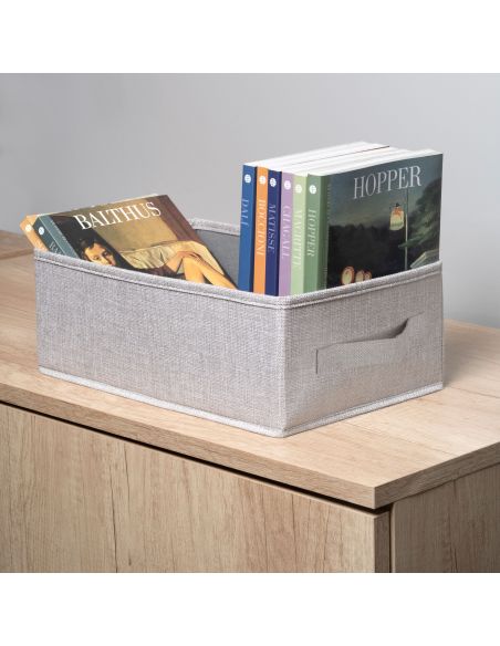 Emuca Kit di vassoio, 3 cestini organizzatori e telaio a scorrimento con chiusura ammortizzata per armadi, regolabile, modulo 90