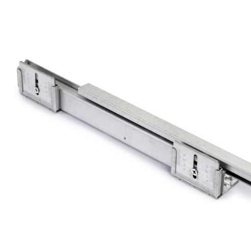 Emuca Kit di cassetti organizzatori, vassoio e telaio a scorrimento con chiusura ammortizzata per armadi, regolabile, 90 cm