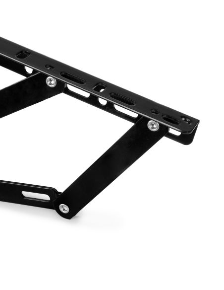 Emuca Set di meccanismi di sollevamento per letto canapè, apertura laterale, per letti da 90 cm, Acciaio, Verniciato nero