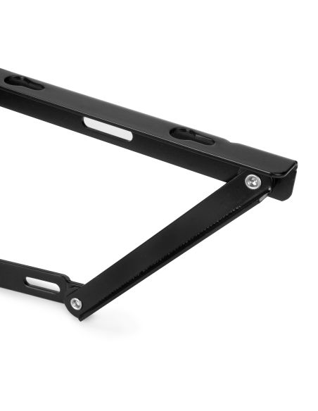 Emuca Set di meccanismi di sollevamento per letto canapè, apertura frontale, per letti da 135 cm, Acciaio, Verniciato nero