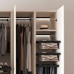 Emuca Set di distanziali laterali per telaio Hack, Plastica nera, Tecnoplasticato 2