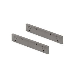 Emuca Set di 2 distanziale laterale per telaio Quartz, Tecnoplastica, Titanio