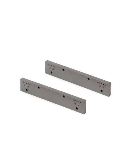 Emuca Set di 2 distanziale laterale per telaio Quartz, Tecnoplastica, Titanio